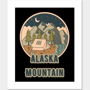Alaska Mountain Posters and Art